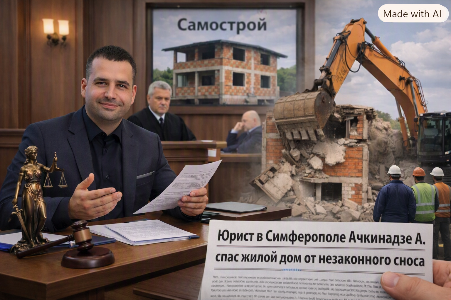 Спор о самовольной постройке в Крыму: решение в пользу собственника